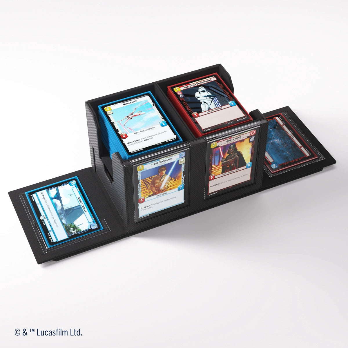 Gamegenic - Star Wars: Unlimited - Double Deck Pod - Estuche para tarjetas - Negro
