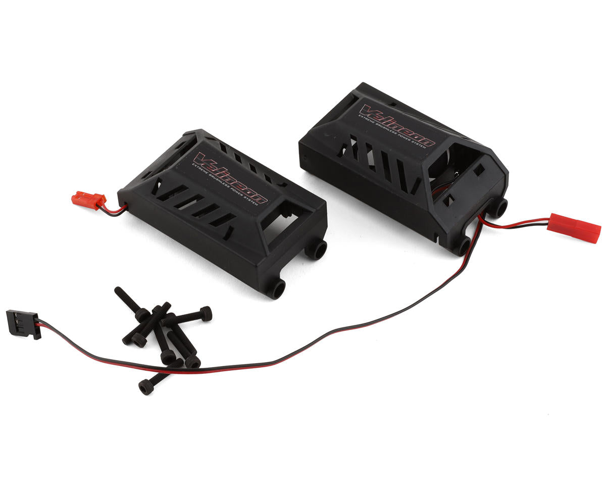 Traxxas - Dual cooling fan kit, low profile (with shroud) (fits #3491 motor)