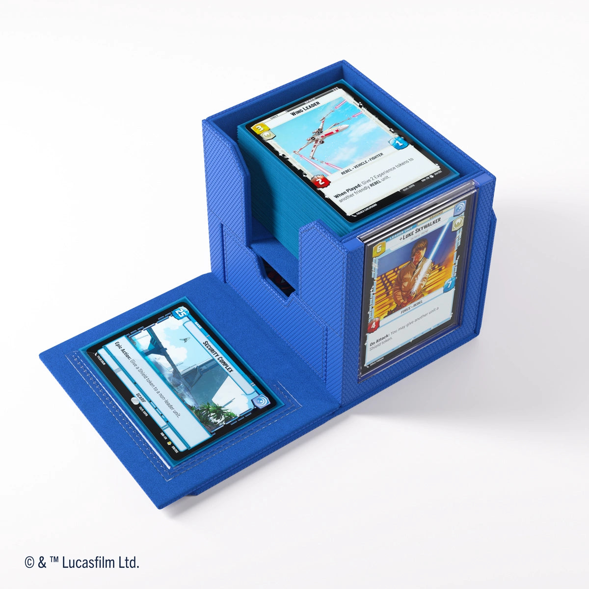 Gamegenic - Star Wars: Unlimited - Deck Pod - Estuche para tarjetas - Azul