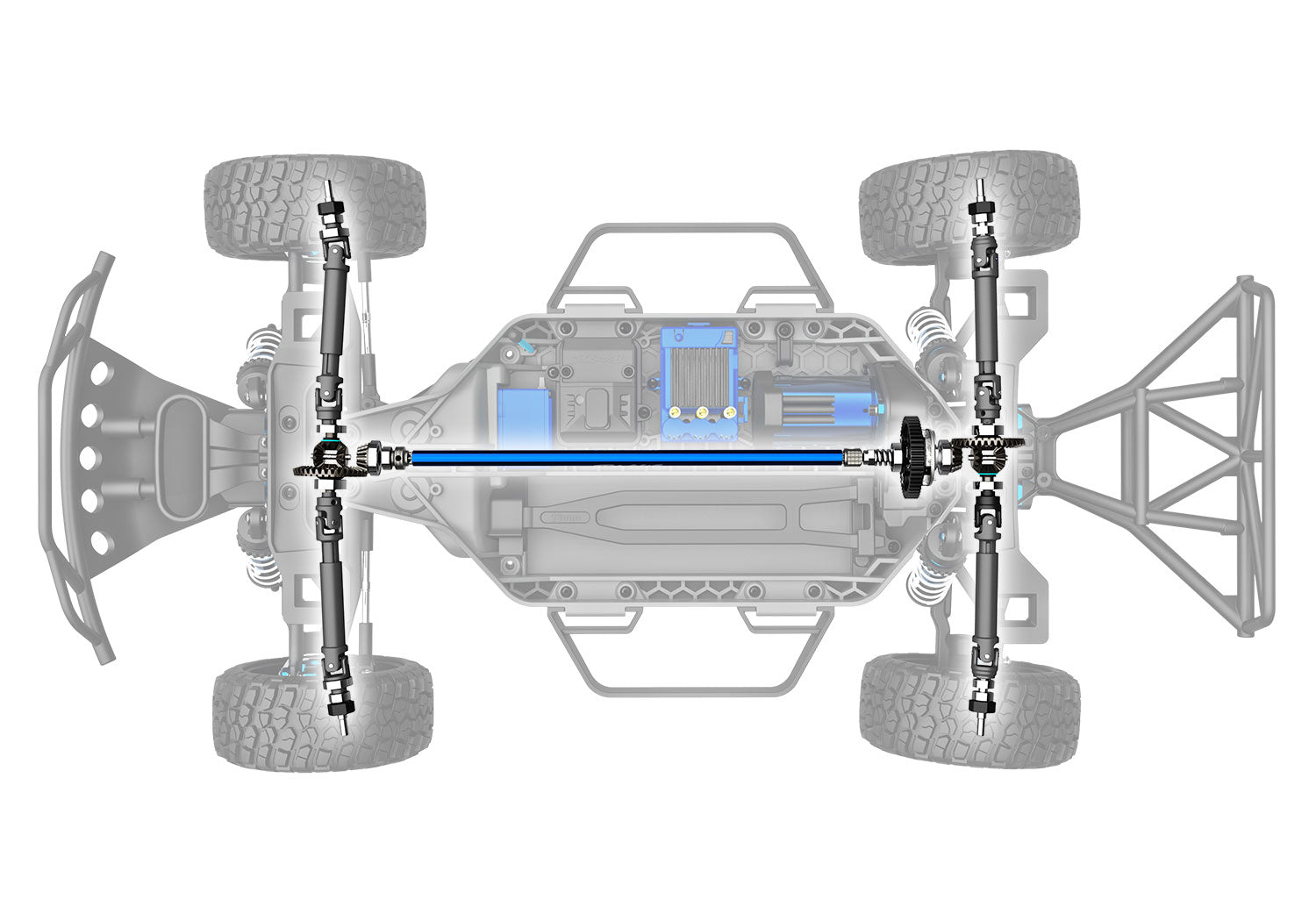 Traxxas - Slash 4x4 "Ultimate" VXL Brushless RTR 4WD Short Course Truck w/TSM & TQi 2.4GHz Radio, Verde