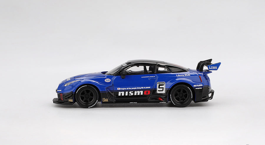 Mini GT - LB-Silhouette WORKS GT NISSAN 35GT-RR Ver.2 Blue 1/64