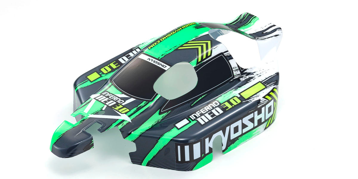Kyosho - 1:8 Scale Radio Controlled GP Powered Racing Buggy readyset INFERNO NEO 3.0 Color type 4 Green