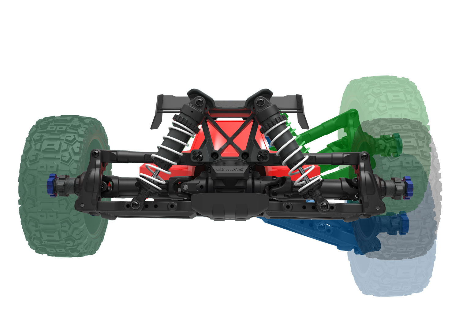 Traxxas - Jato® 4X4 1/8 Brushless 4WD Electric Racing Buggy w/TQ 2.4Ghz Radio, Verde
