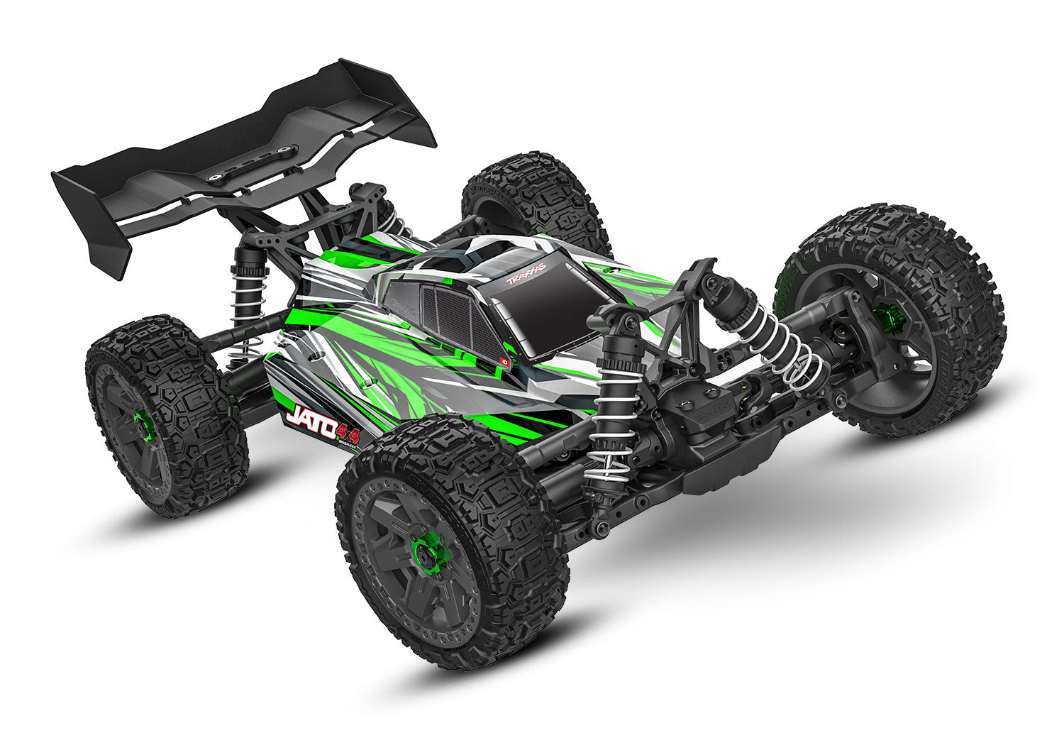 Traxxas - Jato® 4X4 1/8 Brushless 4WD Electric Racing Buggy w/TQ 2.4Ghz Radio, Verde