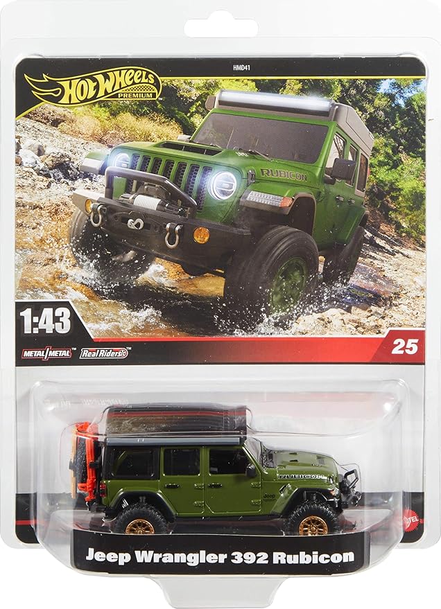 Mattel - Hot Wheels Premium Jeep Wrangler 392 Rubicon, 1/43