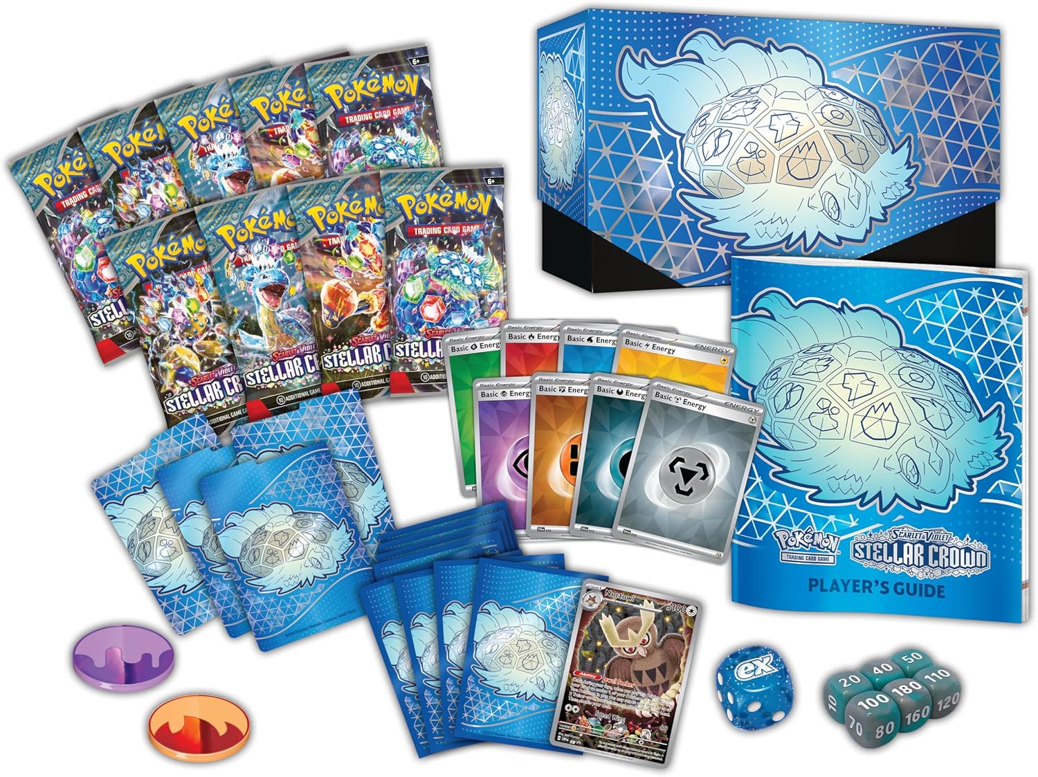 Pokémon TCG: Scarlet & Violet 07 Stellar Crown Elite Trainer Box