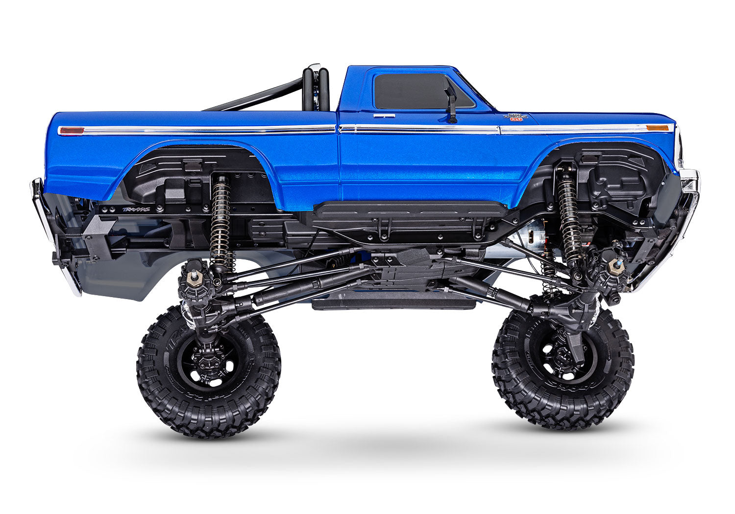 Traxxas - TRX-4 1/10 High Trail Edition RC Crawler w/'79 Ford F-150 Ranger XLT Body & TQi 2.4GHz Radio, Azul