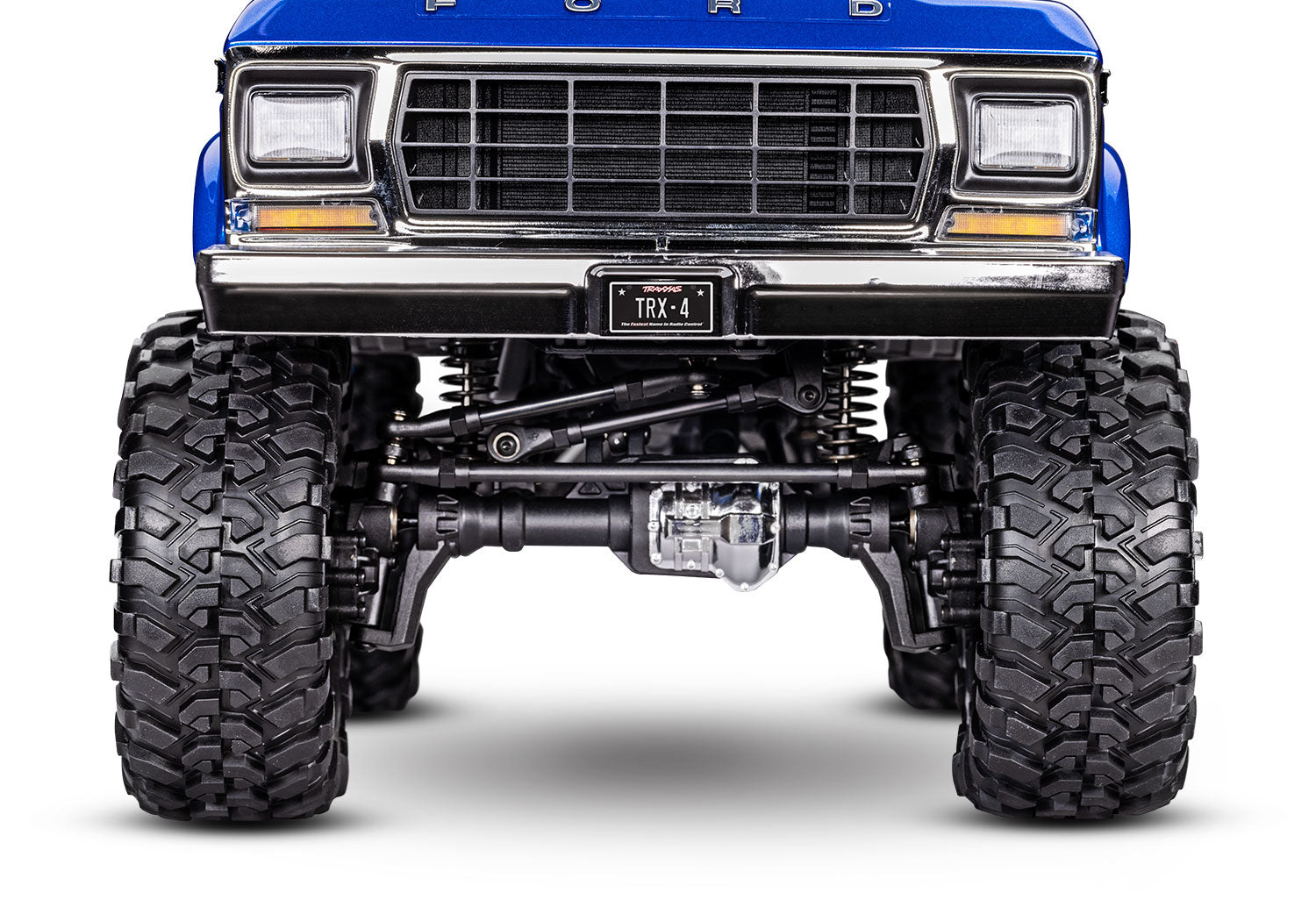 Traxxas - TRX-4 1/10 High Trail Edition RC Crawler w/'79 Ford F-150 Ranger XLT Body & TQi 2.4GHz Radio, Azul