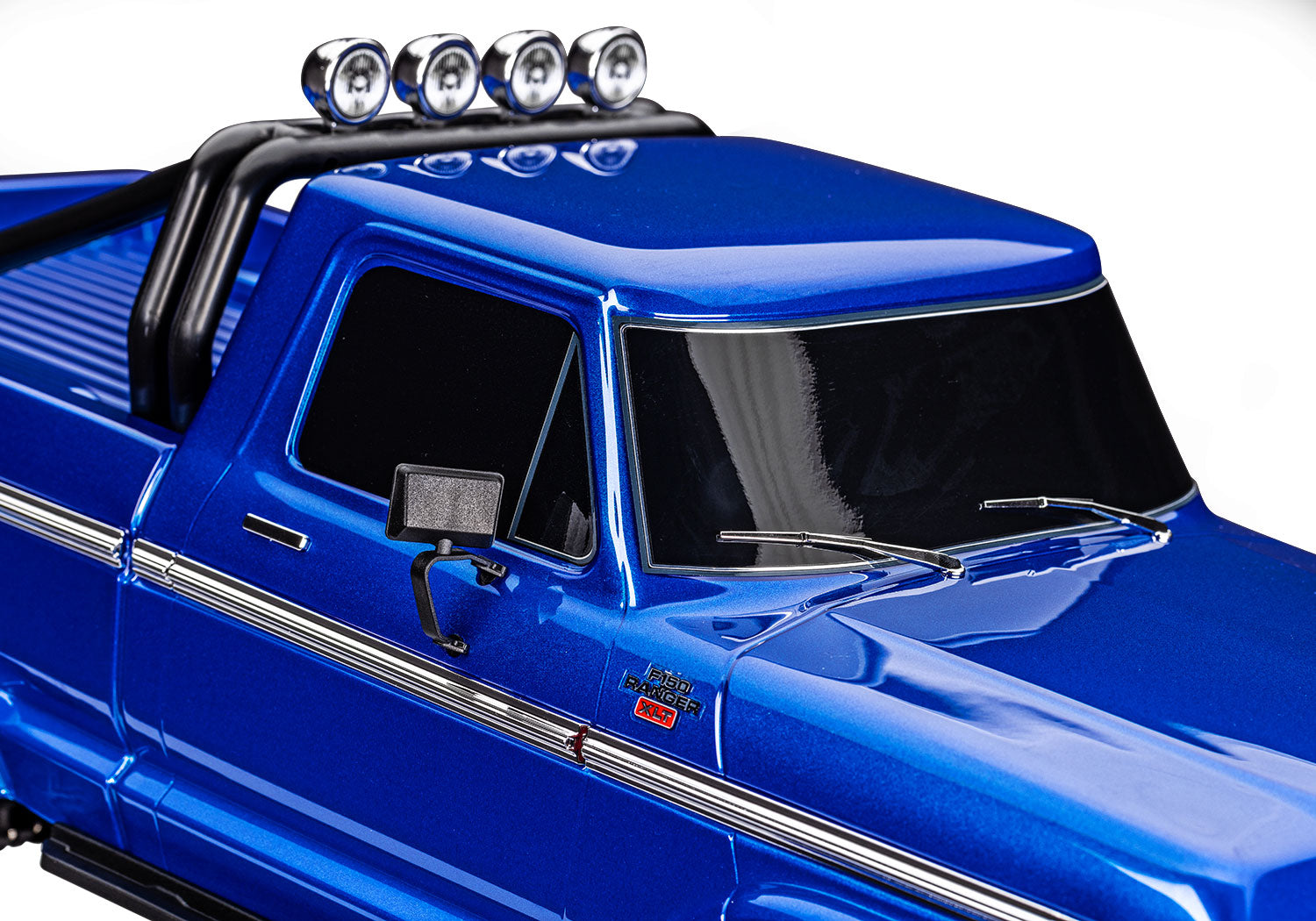 Traxxas - TRX-4 1/10 High Trail Edition RC Crawler w/'79 Ford F-150 Ranger XLT Body & TQi 2.4GHz Radio, Azul
