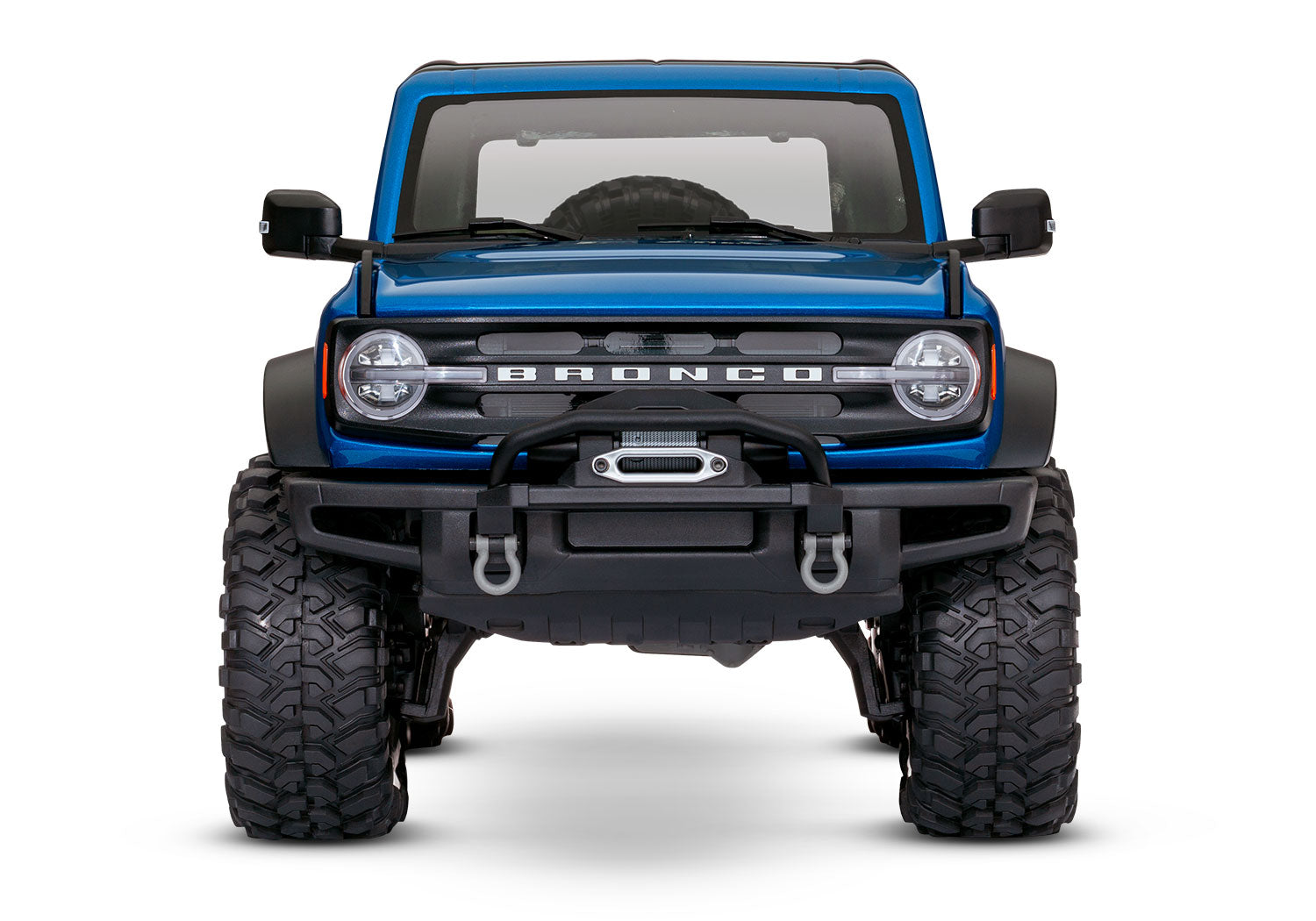 Traxxas - TRX-4 1/10 Trail Crawler Truck w/2021 Ford Bronco Body w/TQi 2.4GHz Radio, Azul