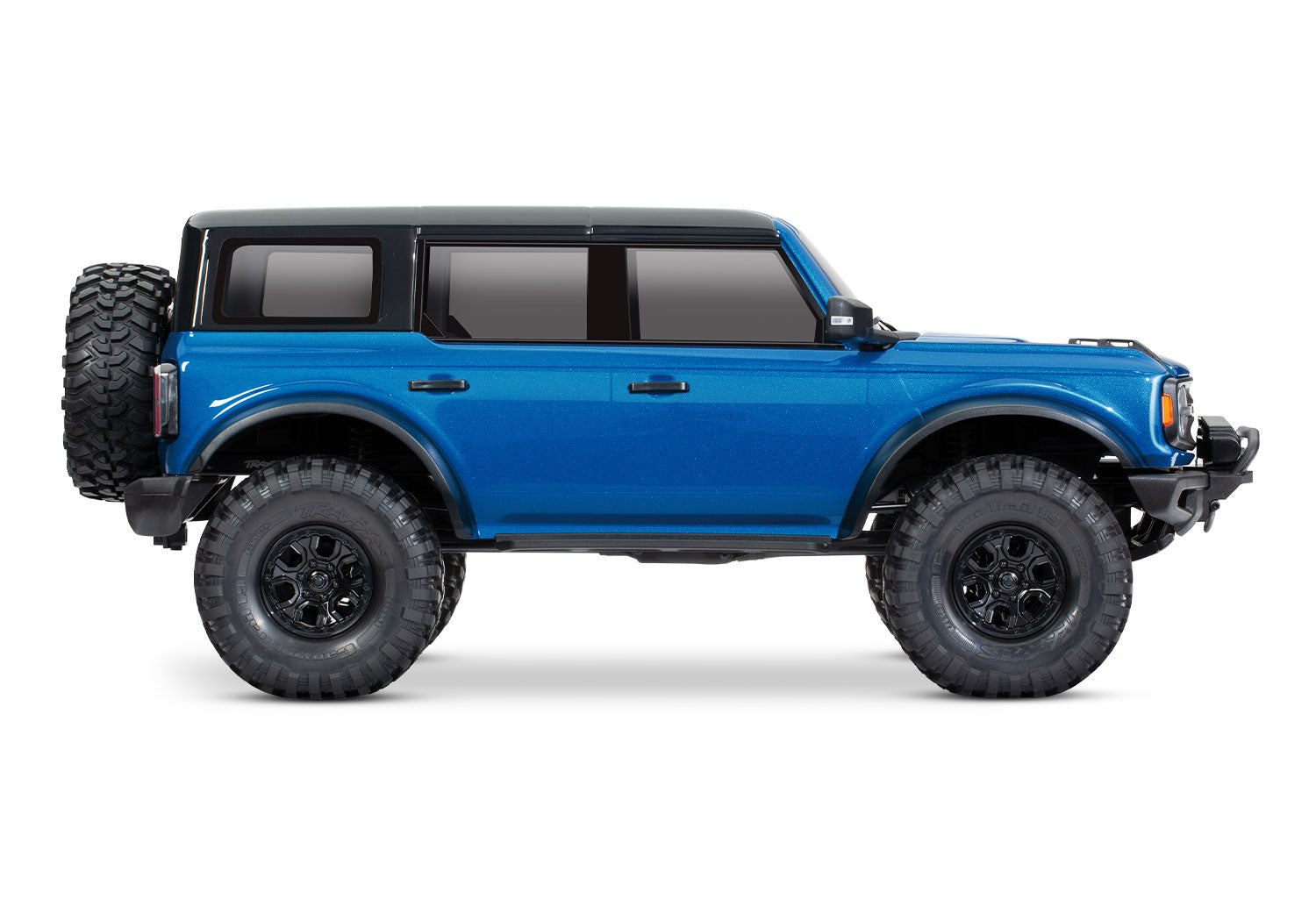 Traxxas - TRX-4 1/10 Trail Crawler Truck w/2021 Ford Bronco Body w/TQi 2.4GHz Radio, Azul