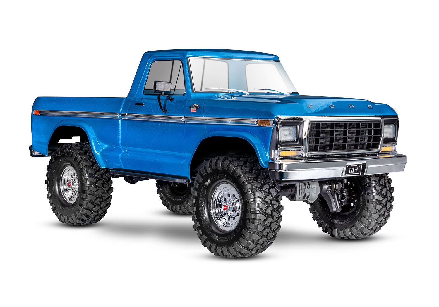Traxxas - TRX-4® 1/10 4WD RTR Scale & Trail® Rock Crawler w/Ford® F-150® Truck w/XL-5™ HV ESC & TQ™ 2.4GHz Radio, Azul