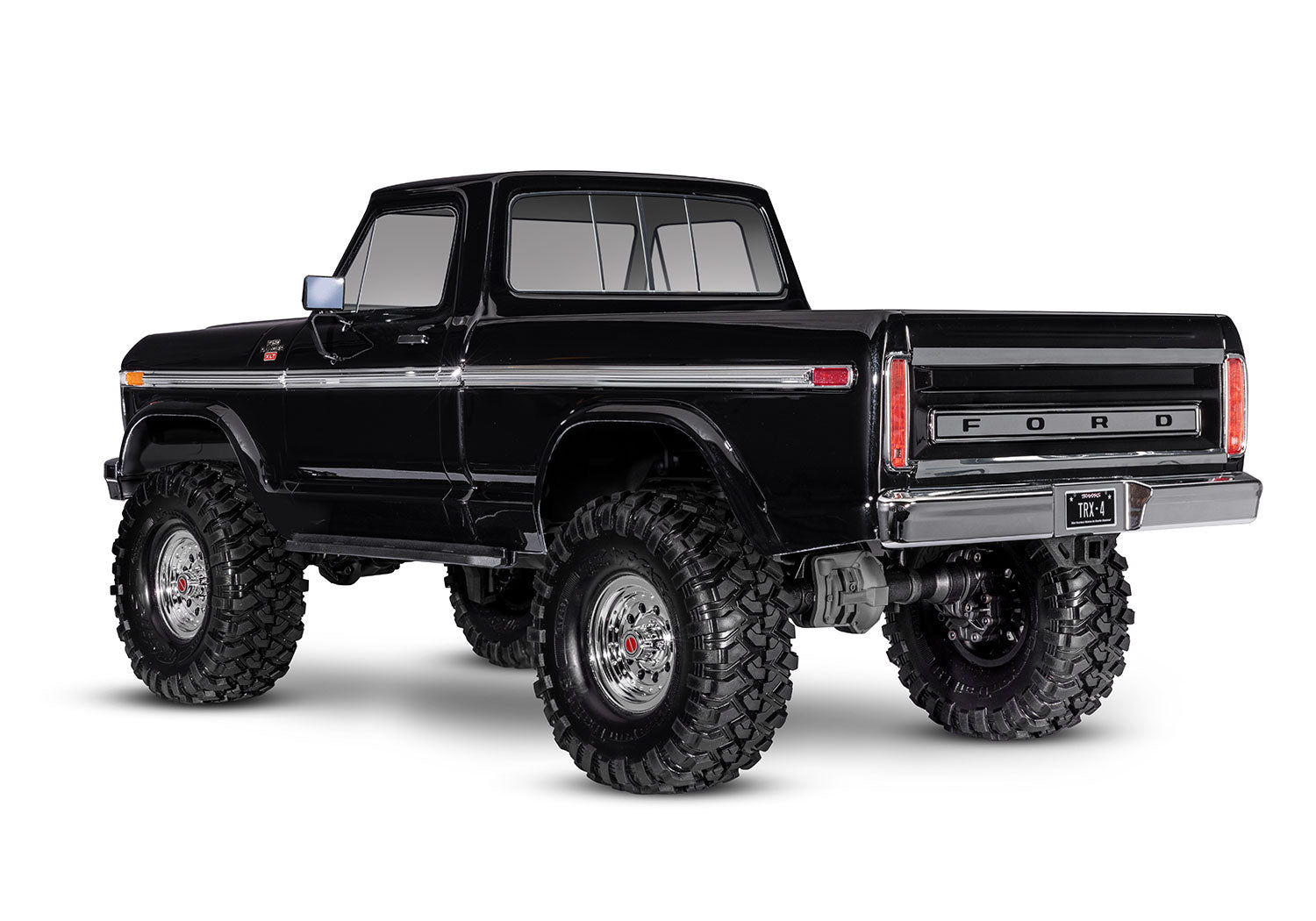 Traxxas - TRX-4® 1/10 4WD RTR Scale & Trail® Rock Crawler w/Ford® F-150® Truck w/XL-5™ HV ESC & TQ™ 2.4GHz Radio, Negra