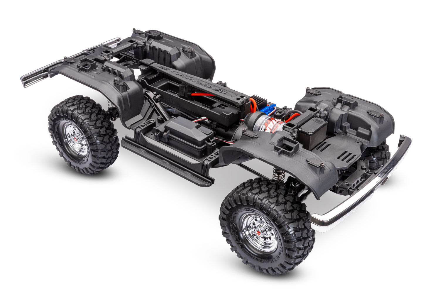 Traxxas - TRX-4® 1/10 4WD RTR Scale & Trail® Rock Crawler w/Ford® F-150® Truck w/XL-5™ HV ESC & TQ™ 2.4GHz Radio, Negra