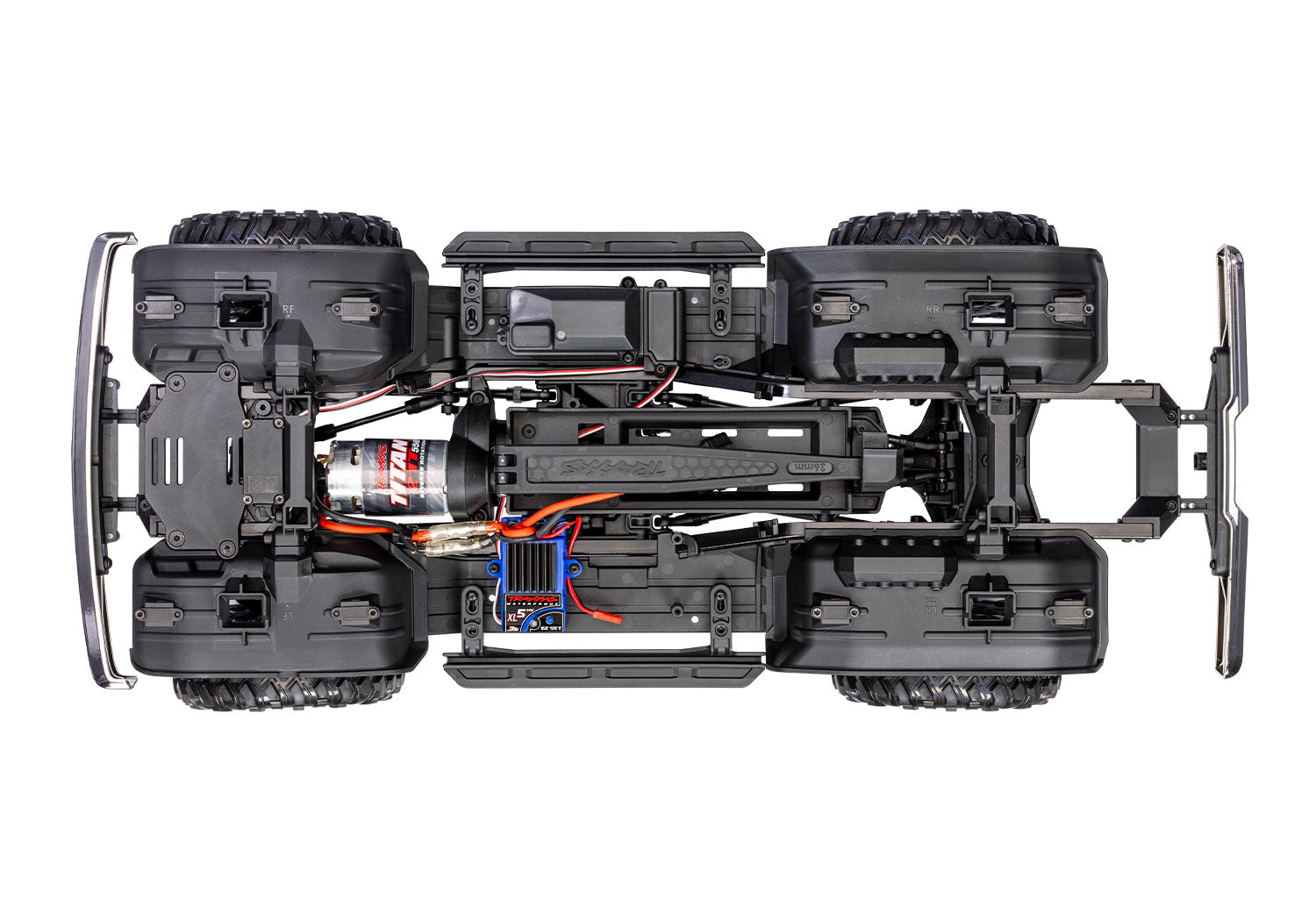 Traxxas - TRX-4® 1/10 4WD RTR Scale & Trail® Rock Crawler w/Ford® F-150® Truck w/XL-5™ HV ESC & TQ™ 2.4GHz Radio, Negra