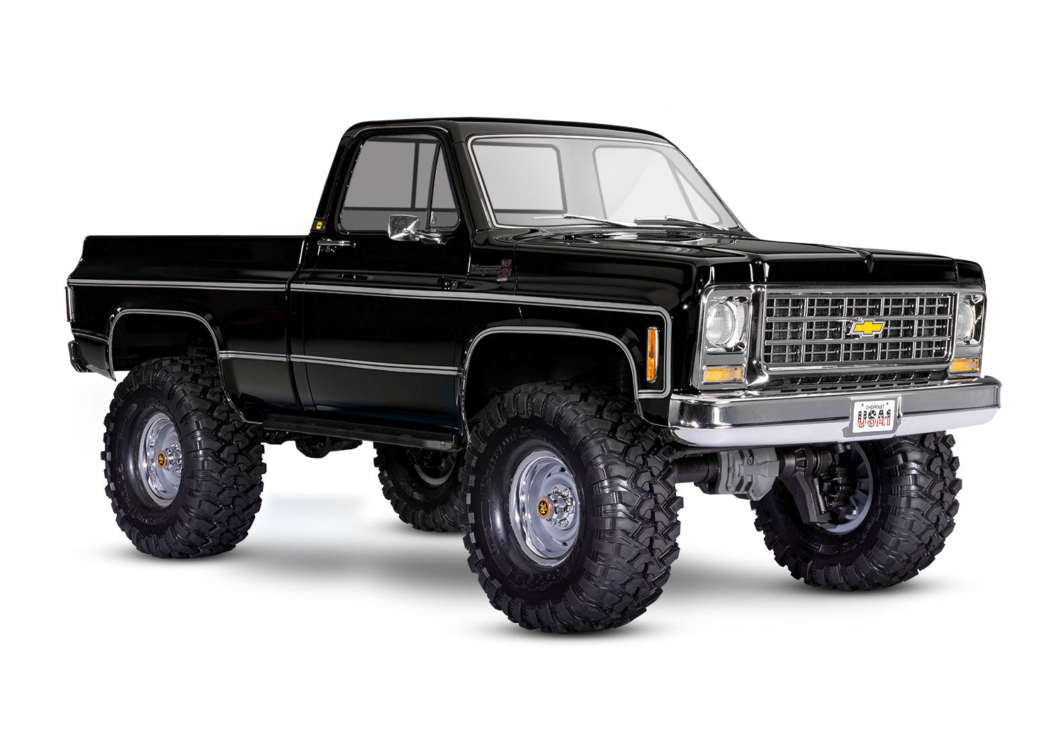 Traxxas - TRX-4® 1/10 4WD RTR Scale & Trail® Rock Crawler w/1979 Chevrolet® K10 Truck w/XL-5™ HV ESC & TQ™ 2.4GHz Radio, Negra