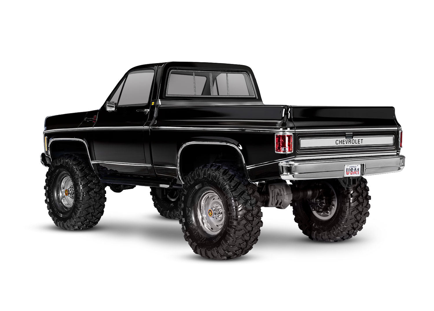 Traxxas - TRX-4® 1/10 4WD RTR Scale & Trail® Rock Crawler w/1979 Chevrolet® K10 Truck w/XL-5™ HV ESC & TQ™ 2.4GHz Radio, Negra
