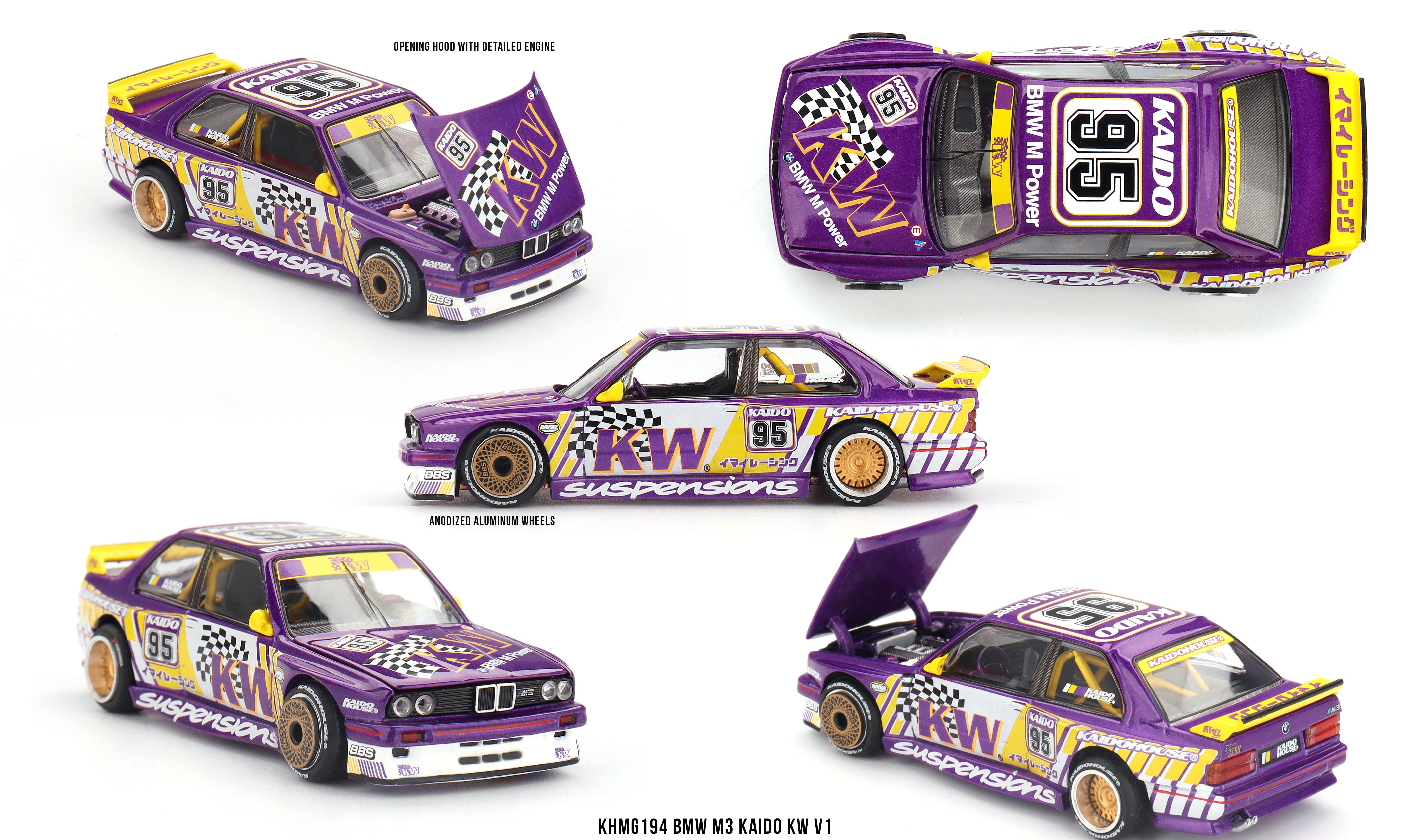 Mini GT - BMW M3 Kaido KW V1 1/64
