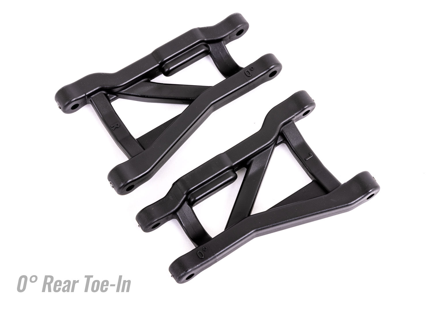 Traxxas - Drag Slash Rear Heavy Duty Suspension Arms (Black) (2) (0° Toe-In)