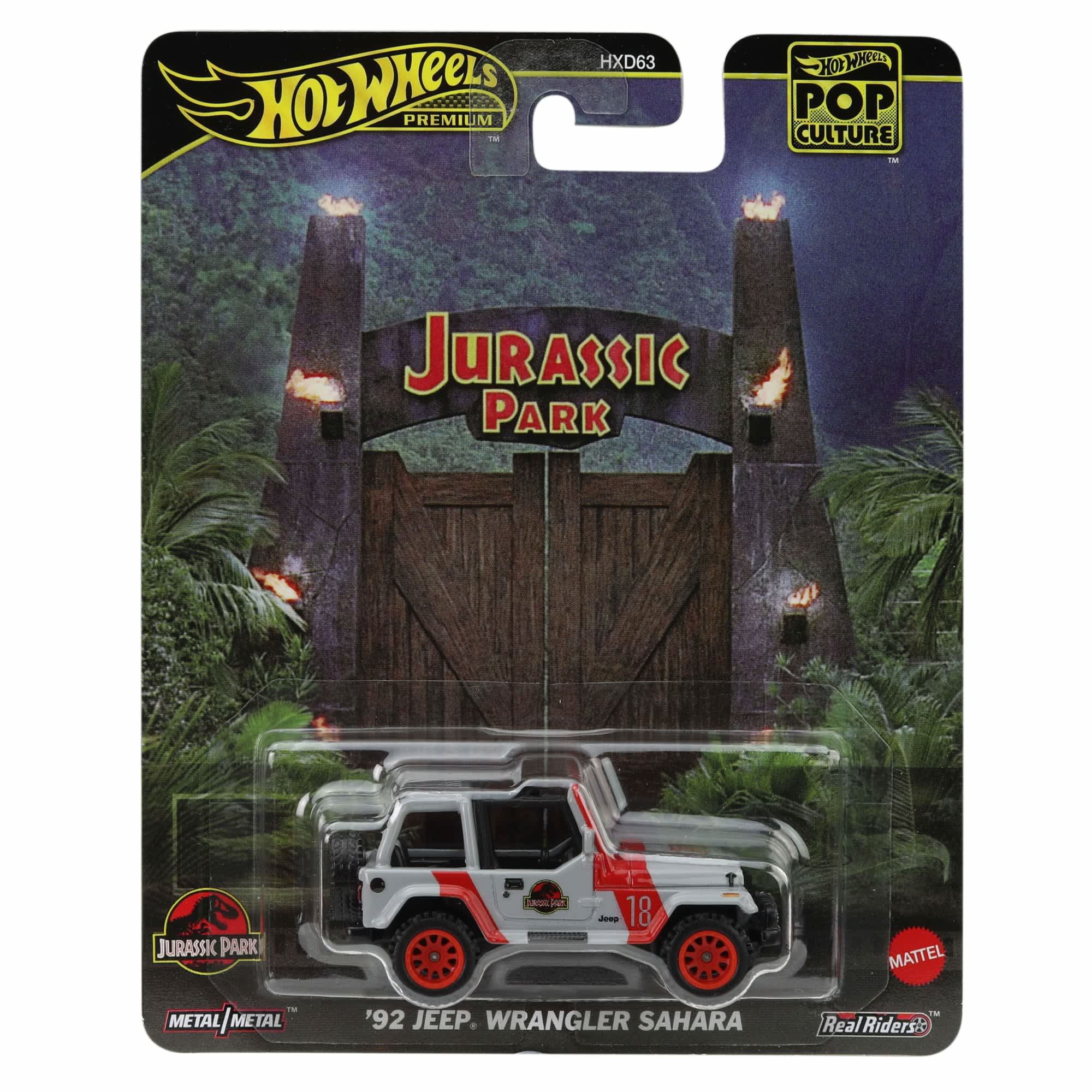 Mattel - Premium Pop Culture '92 Jeep Wrangler Sahara Hot Wheels