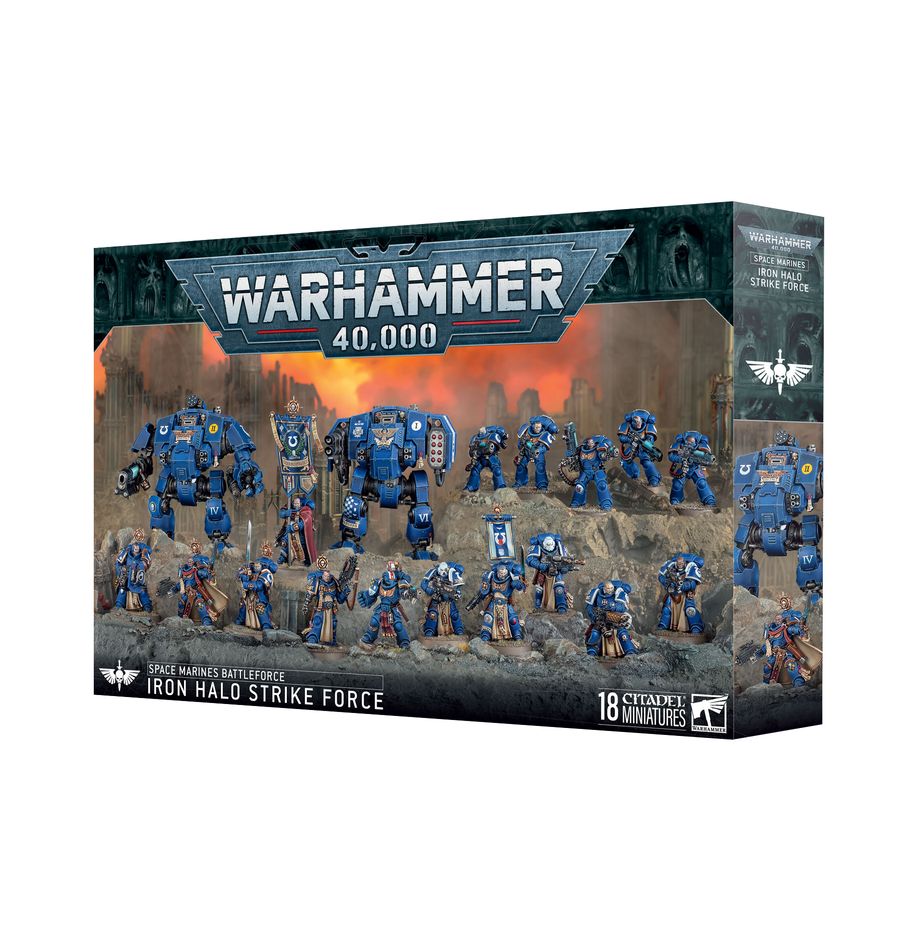 Games Workshop - Warhammer 40,000: Space Marines Battleforce: Iron Halo Strike Force