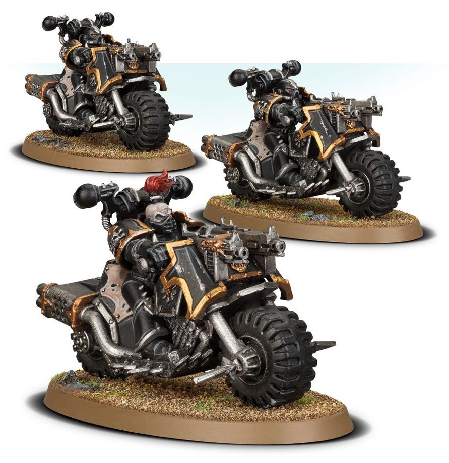 Games Workshop - Chaos Space Marines: Chaos Bikers