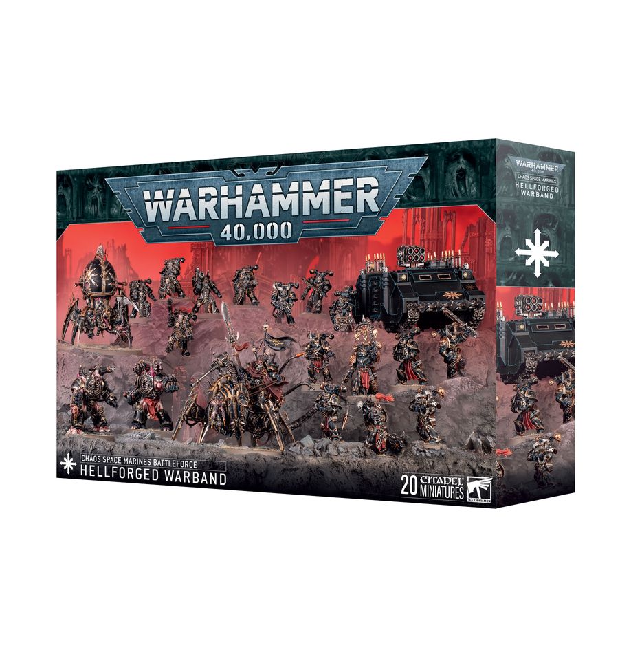 Games Workshop - Warhammer 40,000: Chaos Space Marines Battleforce: Hellforged Warband