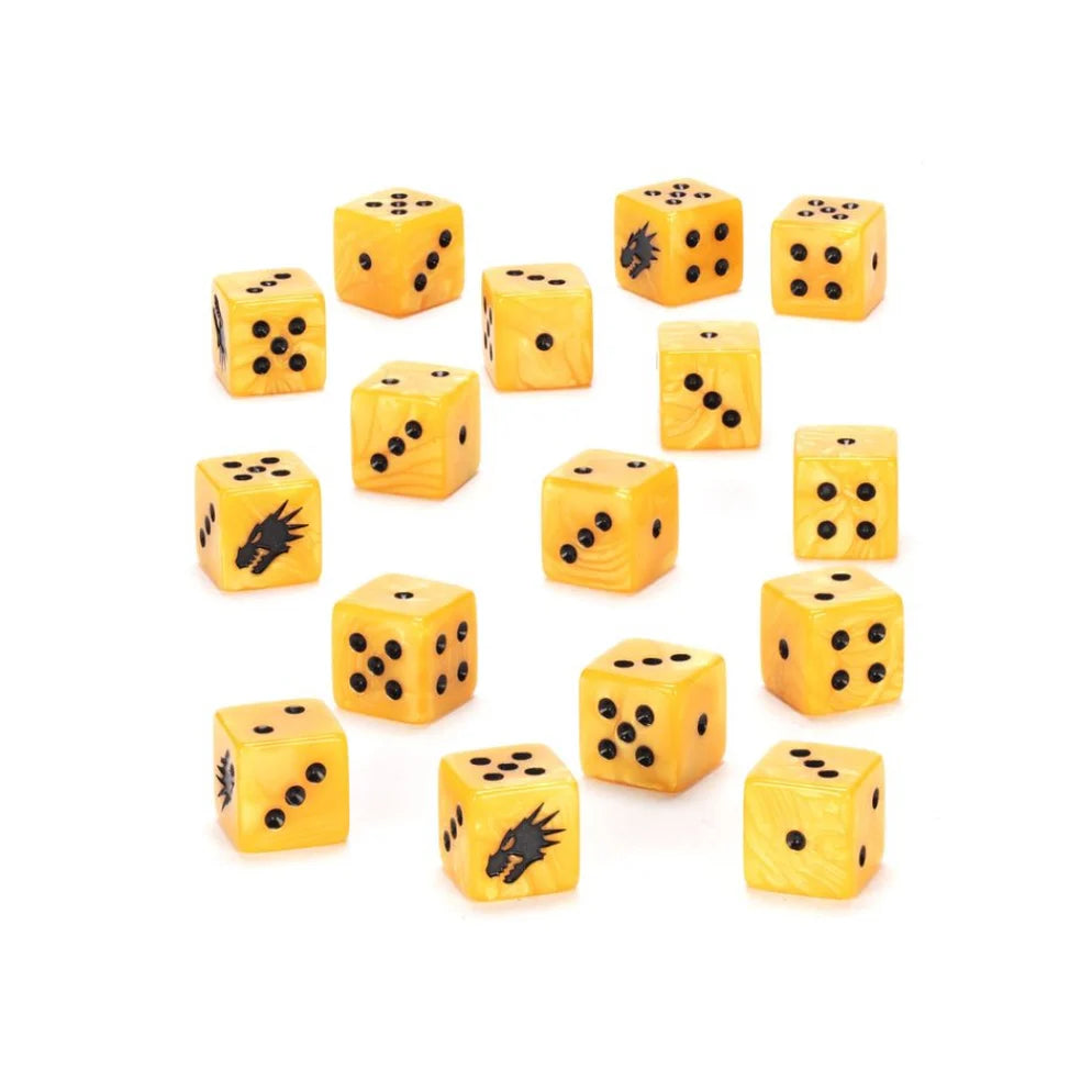 Games Workshop - Warhammer 40,000: Salamanders Dice Set
