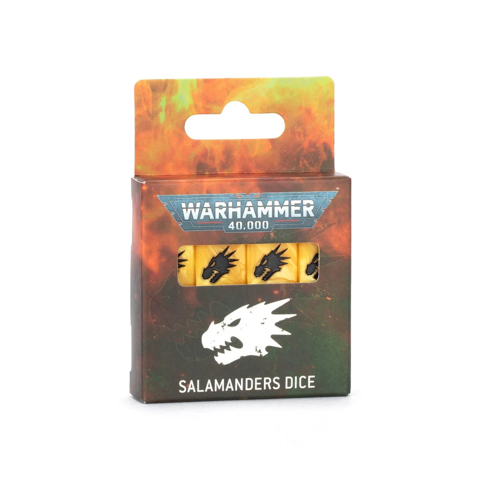 Games Workshop - Warhammer 40,000: Salamanders Dice Set