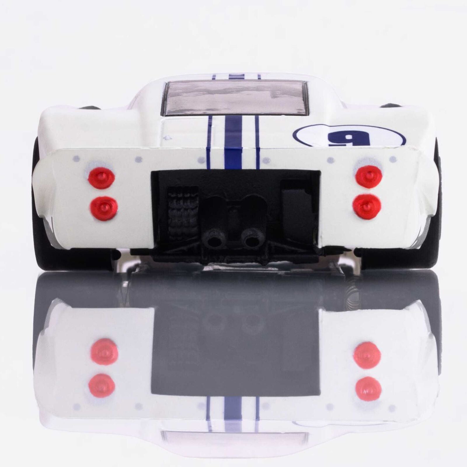 AFX - Ford GT40 Mark IV #9 Slot Car, White, Escala 1/64