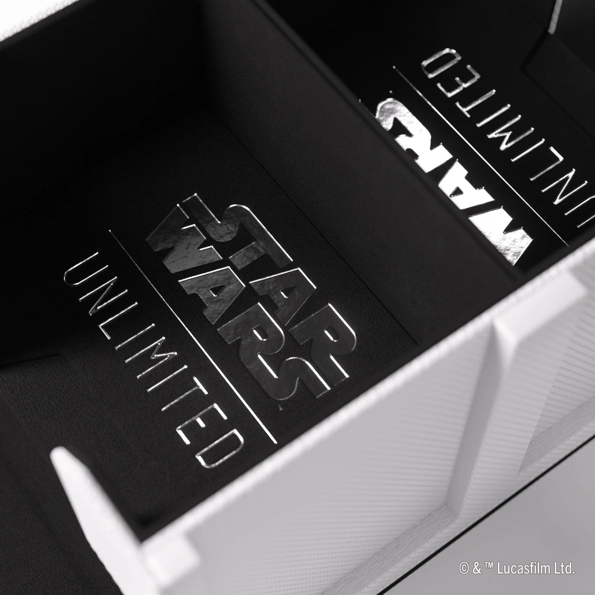 Gamegenic - Star Wars: Unlimited - Double Deck Pod - Estuche para tarjetas - Blanco