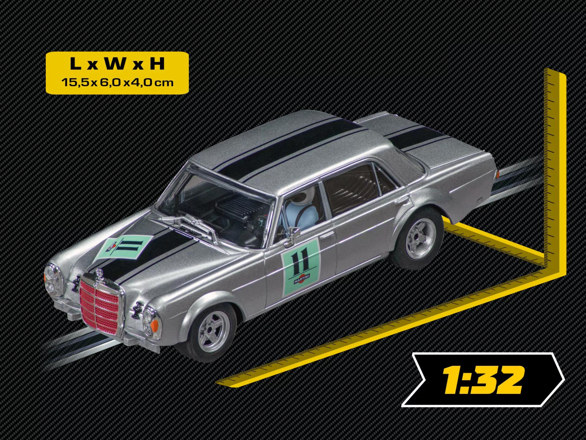 Carrera - Mercedes-Benz 300 SEL 6.3 AMG "Preis der Nationen 1970, No.11" - Digital, escala 1/32