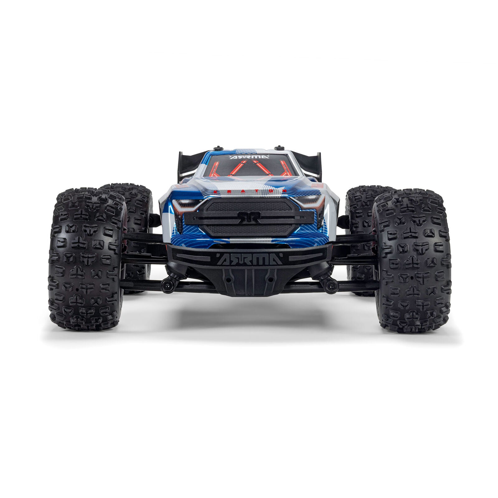 Arrma - Mini Kraton 3S BLX 4X4 1/16 RTR Brushless Speed Monster Truck (Red/Blue) w/2.4GHz Radio, 3S LiPo Battery & Charger