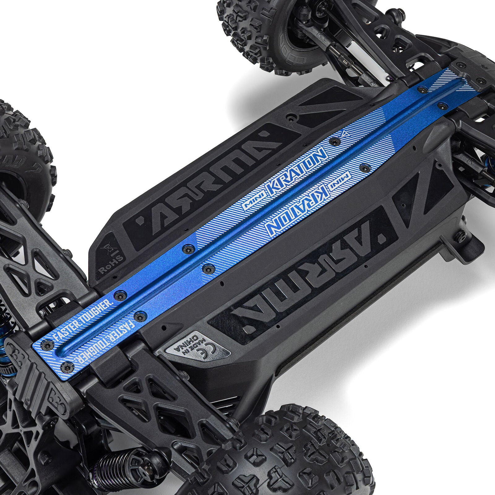 Arrma - Mini Kraton 3S BLX 4X4 1/16 RTR Brushless Speed Monster Truck (Red/Blue) w/2.4GHz Radio, 3S LiPo Battery & Charger