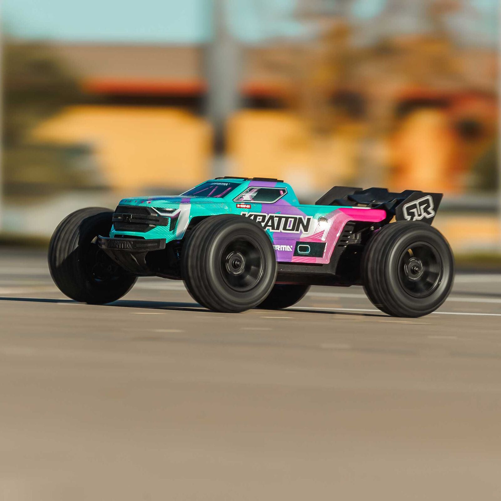 Arrma - Mini Kraton 3S BLX 4X4 1/16 RTR Brushless Speed Monster Truck (Teal/Pink) w/2.4GHz Radio, 3S LiPo Battery & Charger