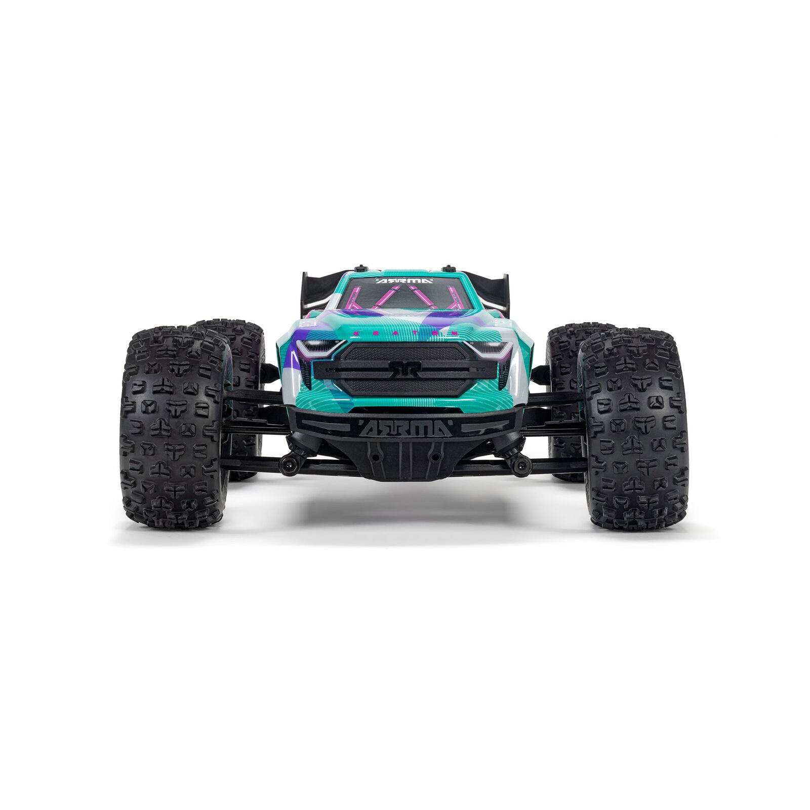 Arrma - Mini Kraton 3S BLX 4X4 1/16 RTR Brushless Speed Monster Truck (Teal/Pink) w/2.4GHz Radio, 3S LiPo Battery & Charger