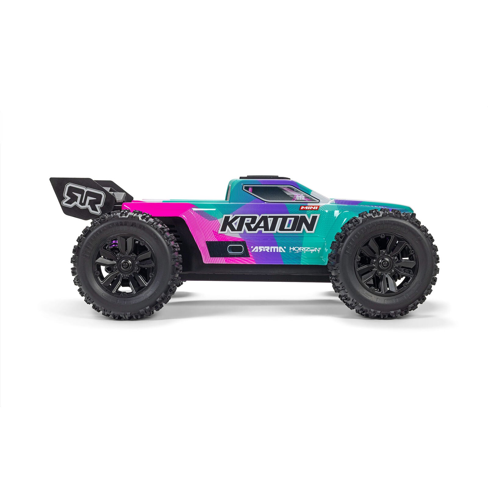 Arrma - Mini Kraton 3S BLX 4X4 1/16 RTR Brushless Speed Monster Truck (Teal/Pink) w/2.4GHz Radio, 3S LiPo Battery & Charger