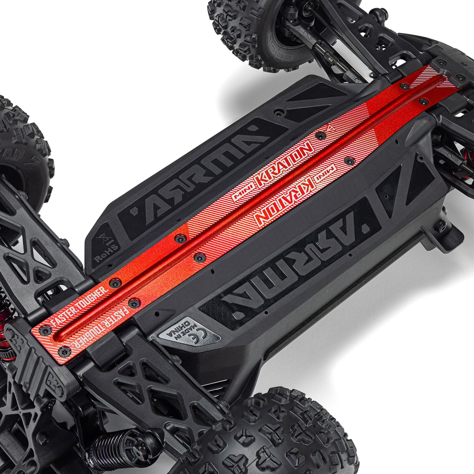 Arrma - Mini Kraton 3S BLX 4X4 1/16 RTR Brushless Speed Monster Truck (Black/Red) w/2.4GHz Radio