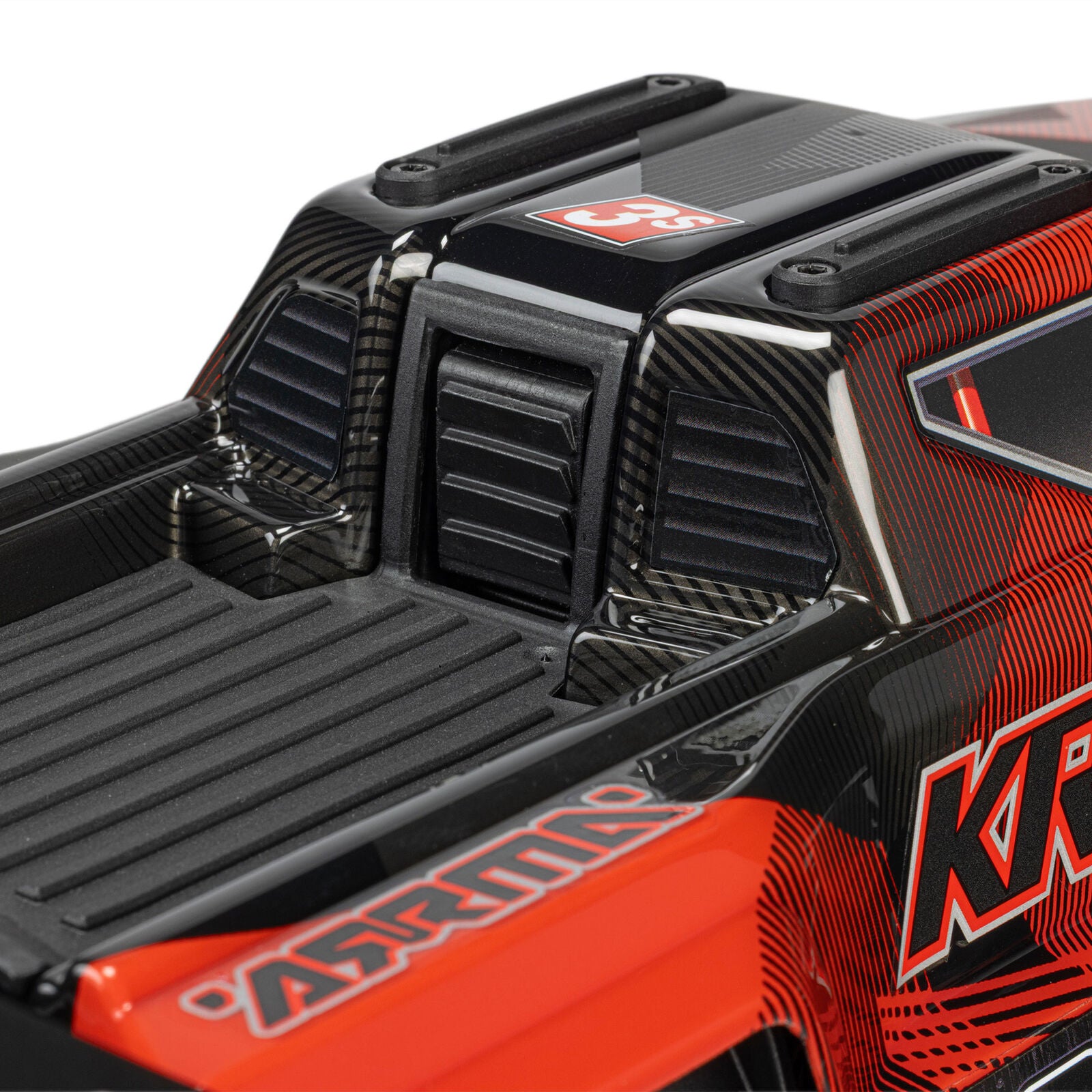 Arrma - Mini Kraton 3S BLX 4X4 1/16 RTR Brushless Speed Monster Truck (Black/Red) w/2.4GHz Radio
