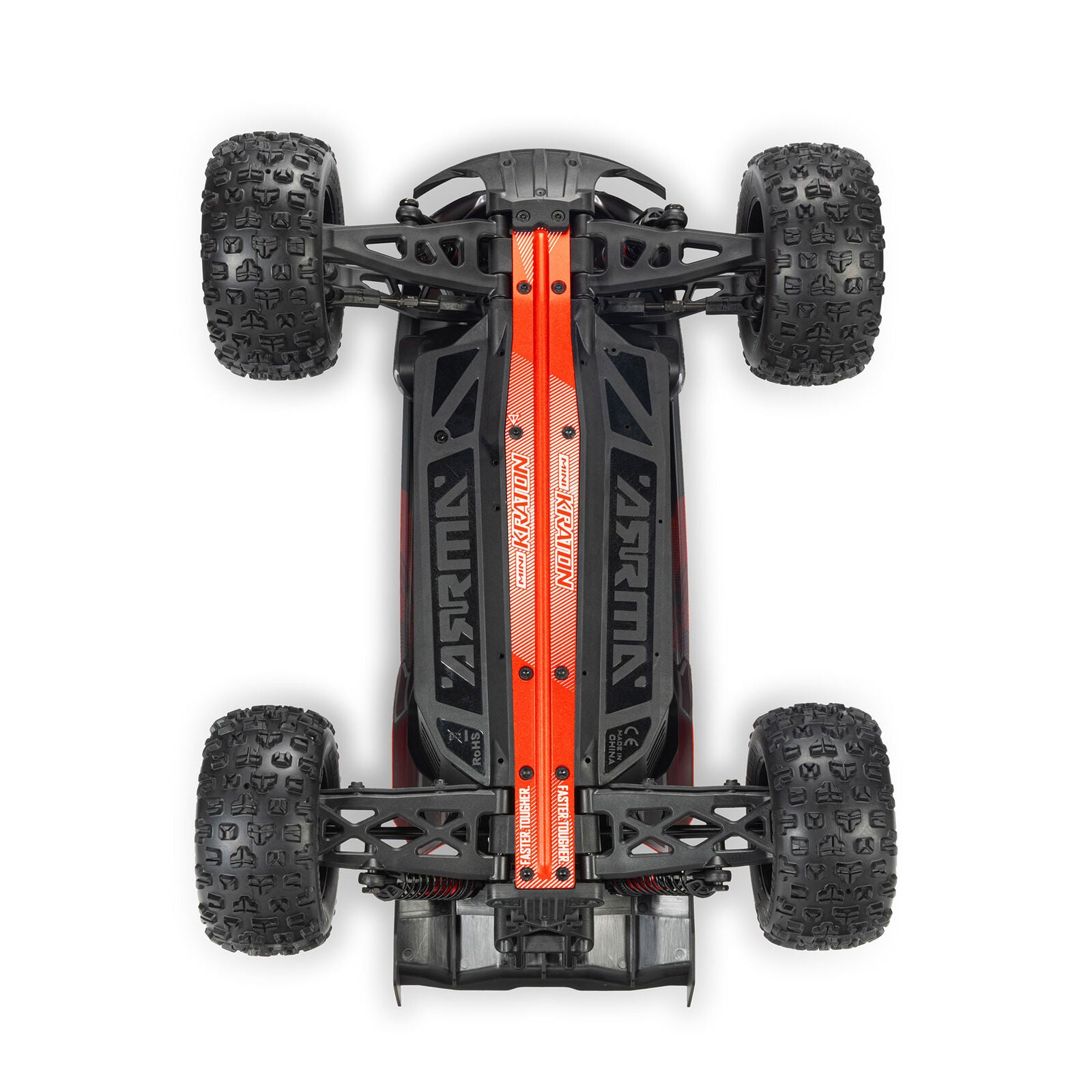 Arrma - Mini Kraton 3S BLX 4X4 1/16 RTR Brushless Speed Monster Truck (Black/Red) w/2.4GHz Radio