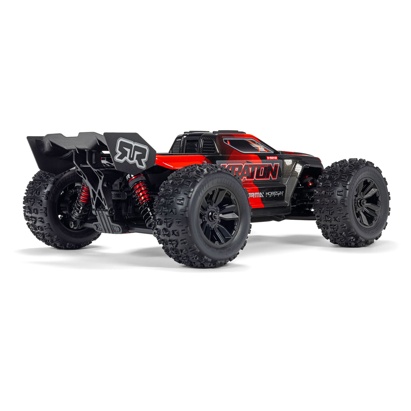 Arrma - Mini Kraton 3S BLX 4X4 1/16 RTR Brushless Speed Monster Truck (Black/Red) w/2.4GHz Radio
