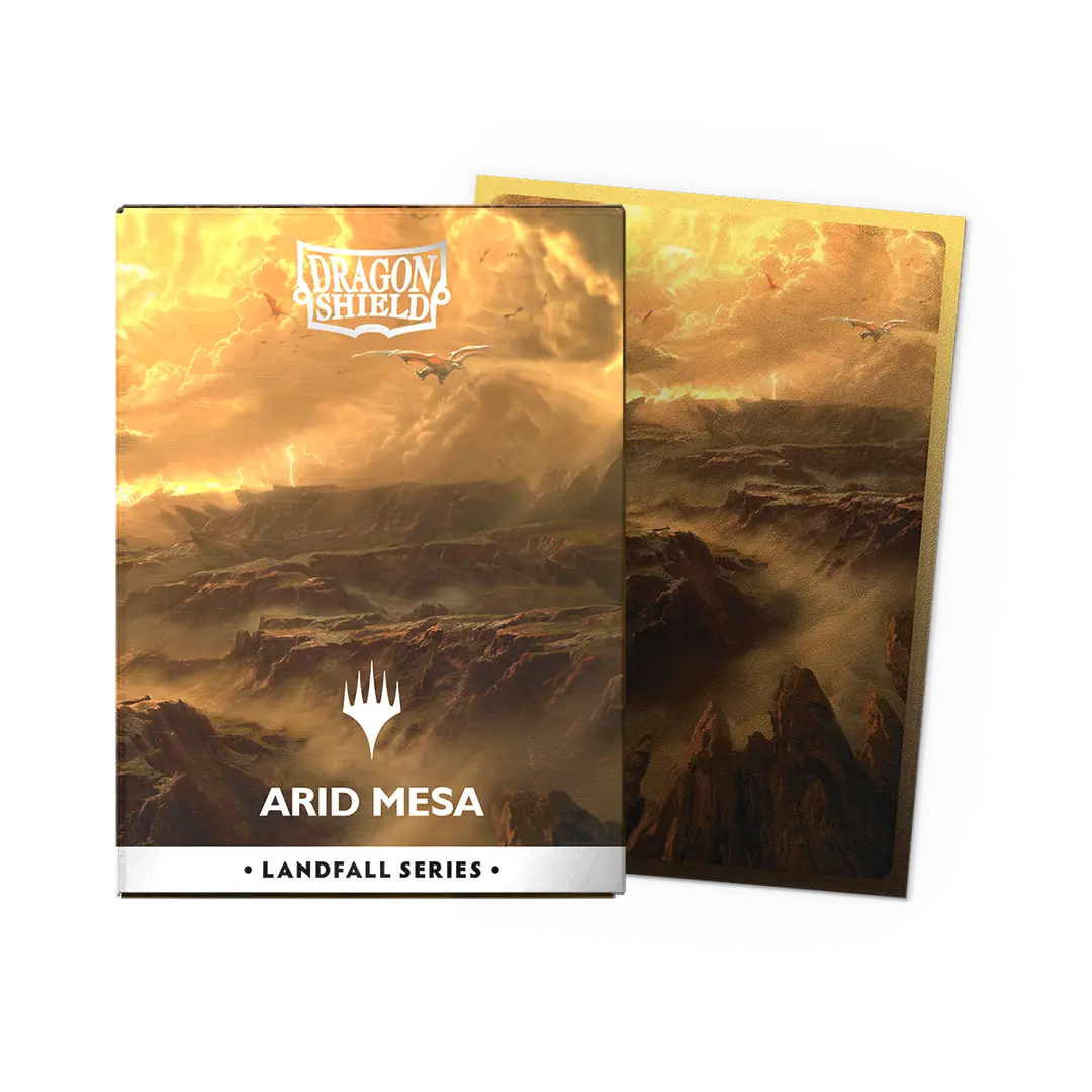 Arcane Tinmen - Dragon Shield - Landfall Series - Arid Mesa - Matte Dual Art Sleeves - Standard Size