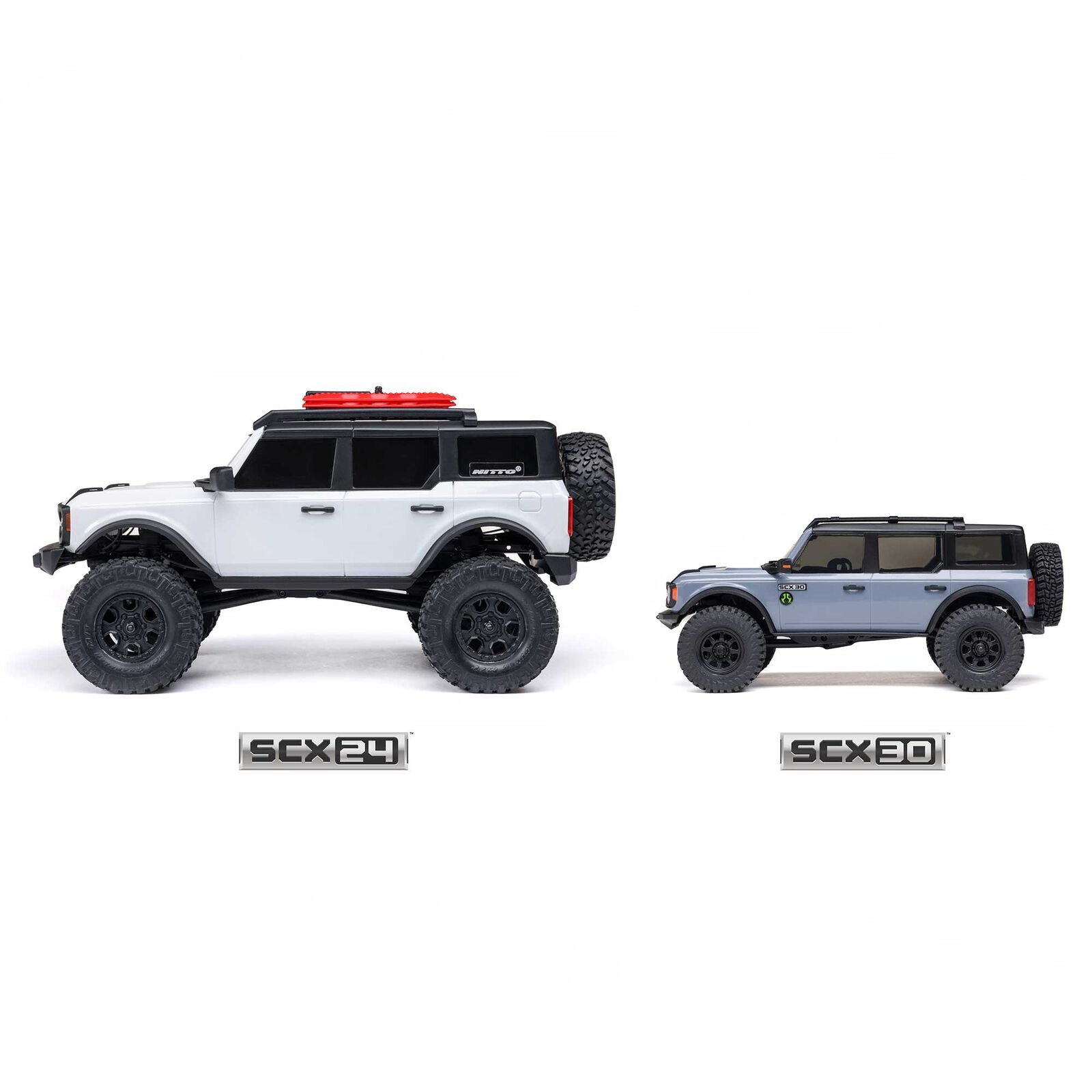 Axial - 1/30 Axial SCX30 Ford Bronco (Battery & Charger Included), Gris