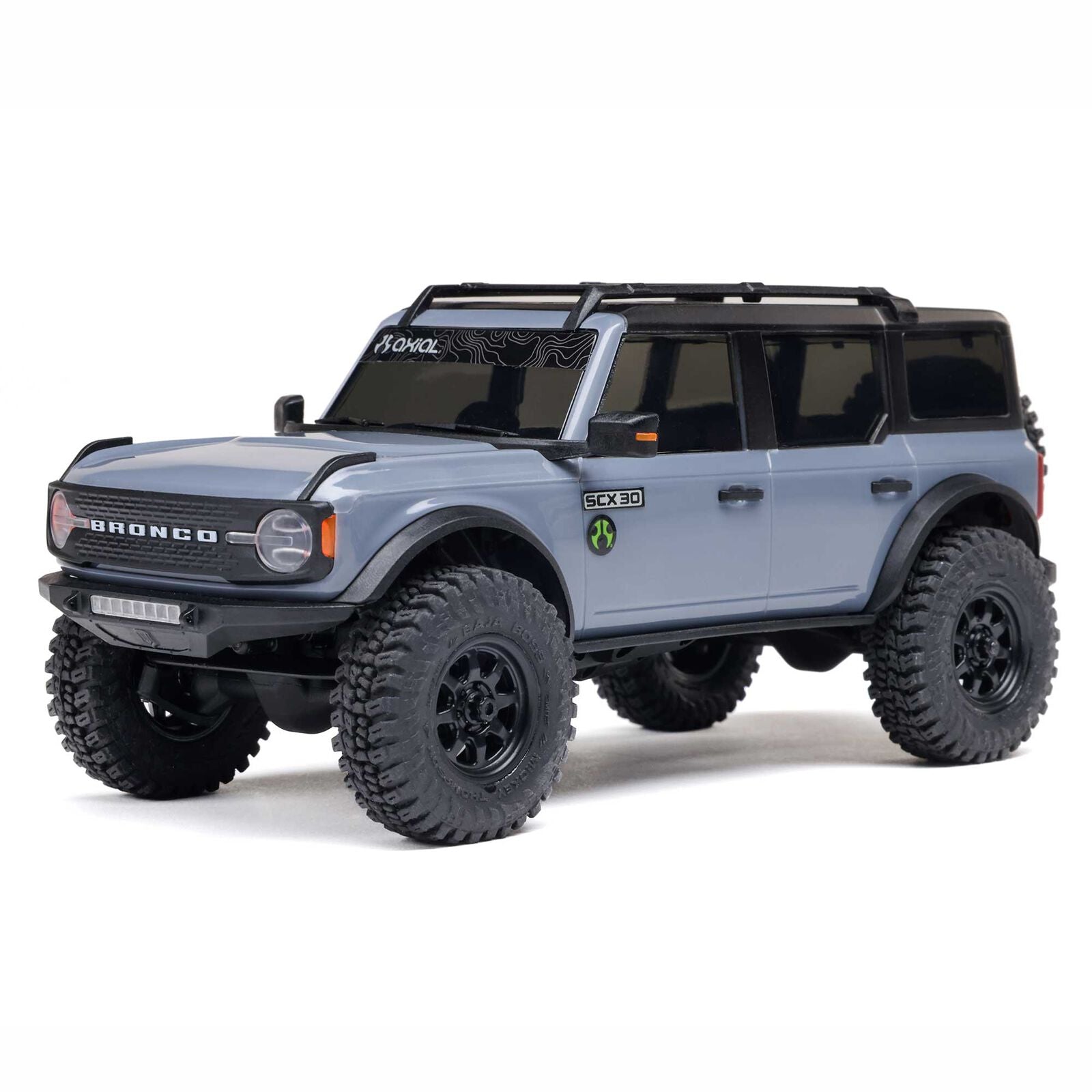 Axial - 1/30 Axial SCX30 Ford Bronco (Battery & Charger Included), Gris