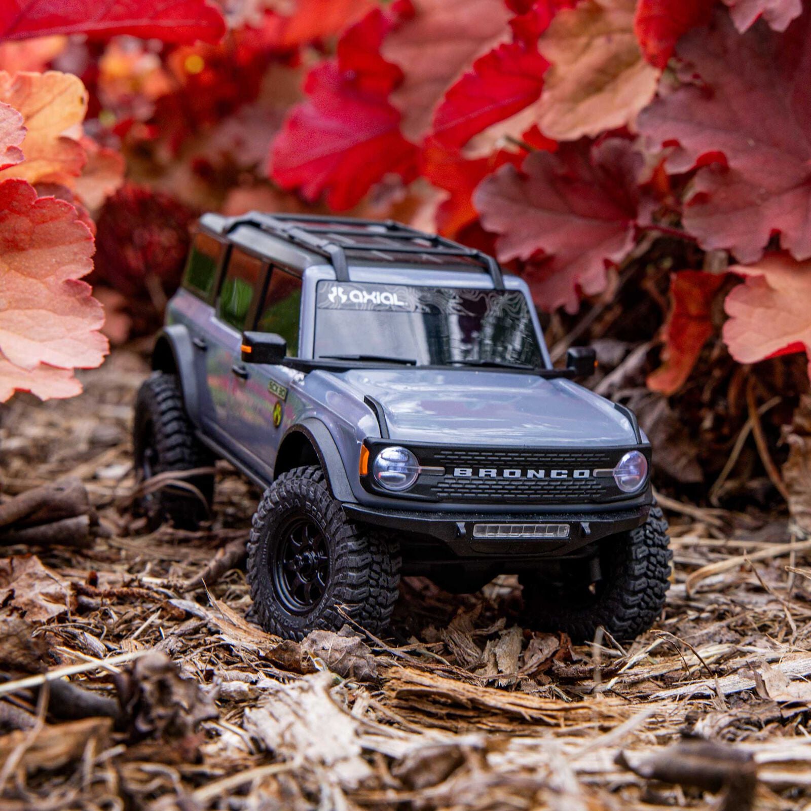 Axial - 1/30 Axial SCX30 Ford Bronco (Battery & Charger Included), Gris