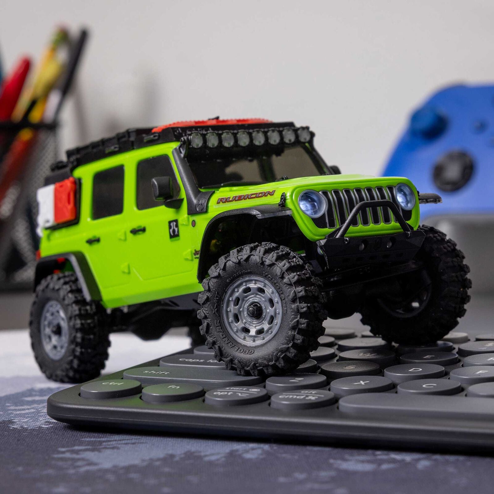 Axial - 1/30 Axial SCX30 Jeep Wrangler (Battery & Charger Included), Verde