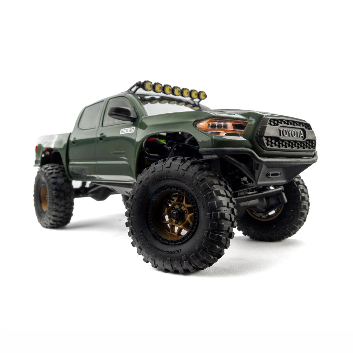 Axial - 1/30 SCX30 Toyota Tacoma TRD Pro 4X4 RTR, Extreme Off-Road, Verde