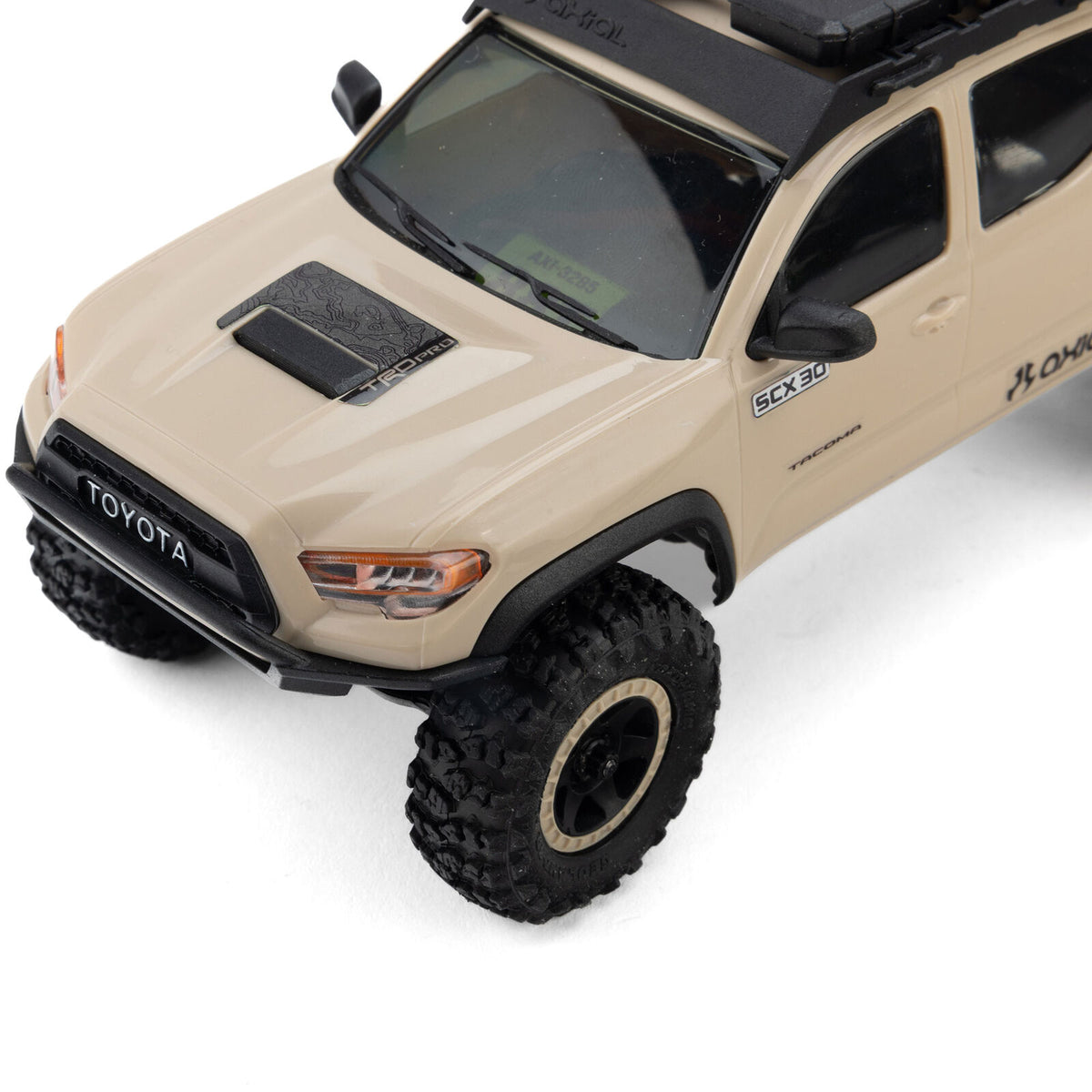 Axial - 1/30 SCX30 Toyota Tacoma TRD Pro 4X4 RTR, Overland Edition, Beige