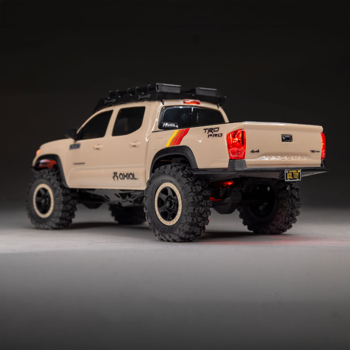 Axial - 1/30 SCX30 Toyota Tacoma TRD Pro 4X4 RTR, Overland Edition, Beige
