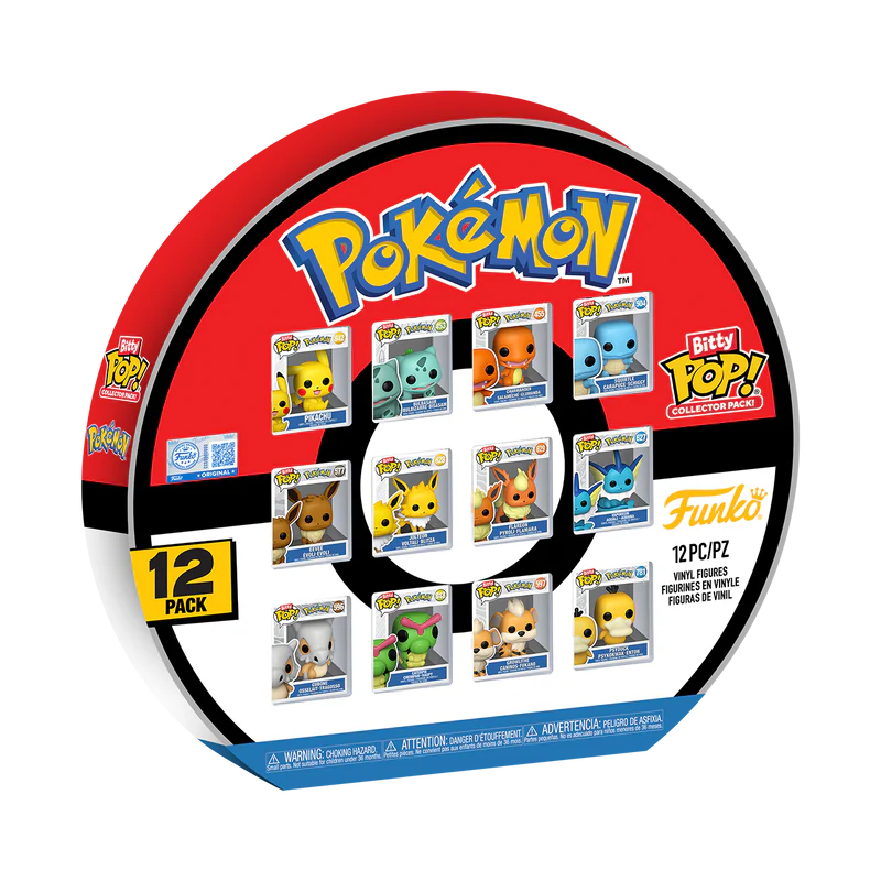 Funko Bitty Pop: Pokémon - 12pc MLTIPK